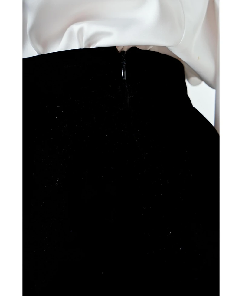 endless rose Women's Velvet Circle Mini Skort