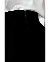 endless rose Women's Velvet Circle Mini Skort