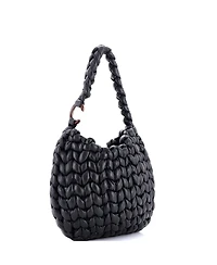 Pre-Owned Chloe Large Wooden C Hobo Woven Leather