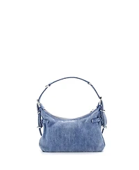 Pre-Owned Givenchy Mini Voyou Shoulder Bag Denim