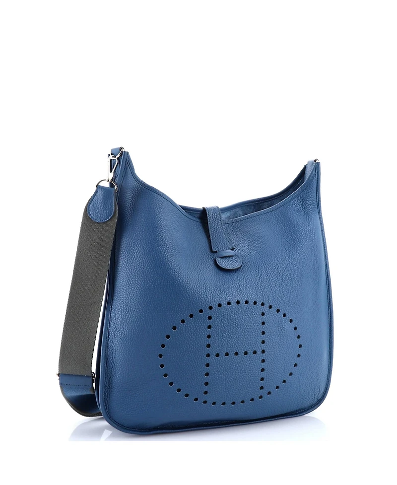 Pre-Owned Hermes Tgm Evelyne Bag Gen Iii Clemence