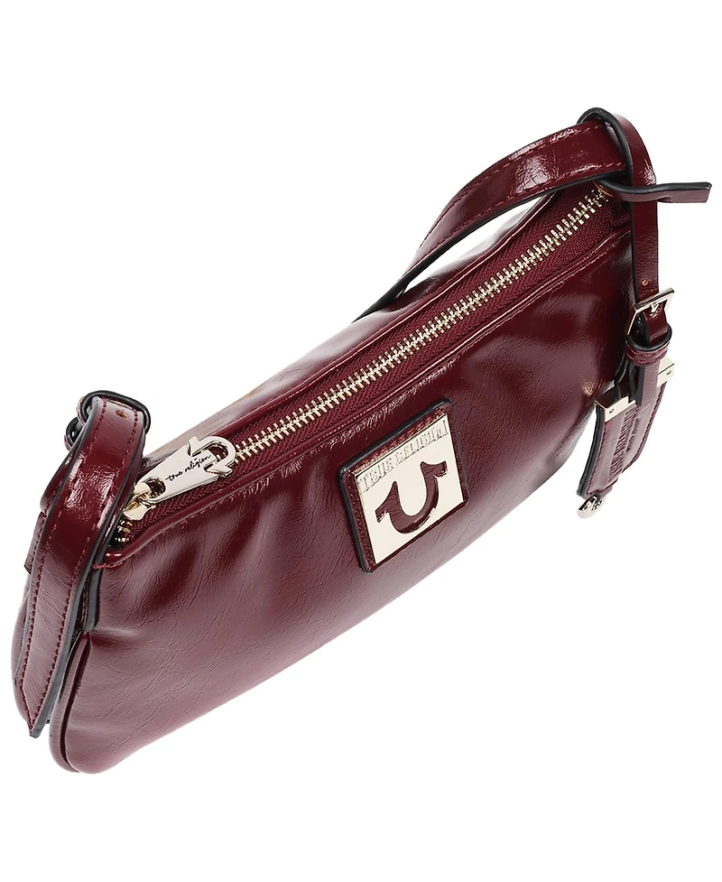 True Religion Crinkle Finish Shoulder Bag