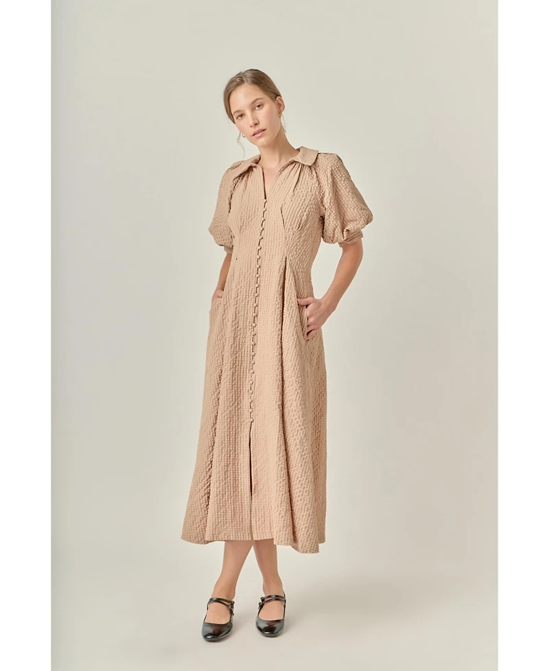 English Factory Women's Shirt Midi Dress