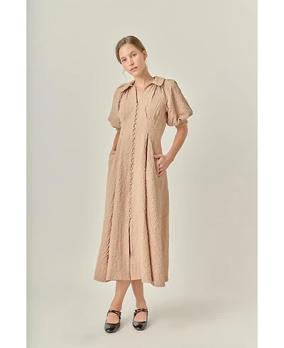 English Factory Women's Shirt Midi Dress