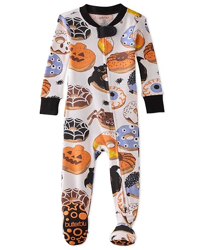 butterblu Baby Cruz Halloween Cotton Snug-Fit Footed Pajamas