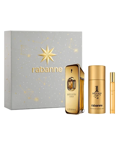 Rabanne 3-Pc. Million Gold Elixir Parfum Intense Fragrance Gift Set