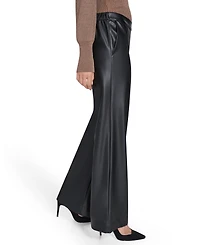 Halston Women's Mid Rise Wide Leg Pants