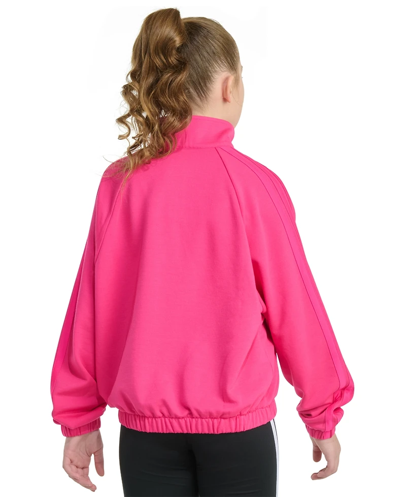 adidas Girls 8-16 Mock Neck Quarter Zip Training Sweatshirt
