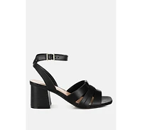 London Rag Signora Pin Buckle Ankle Strap Sandals Women