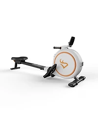 DeerRun Adjustable 32-Level Magnetic Resistance Long Slide Rail Smart Rowing Machine with PitPat App