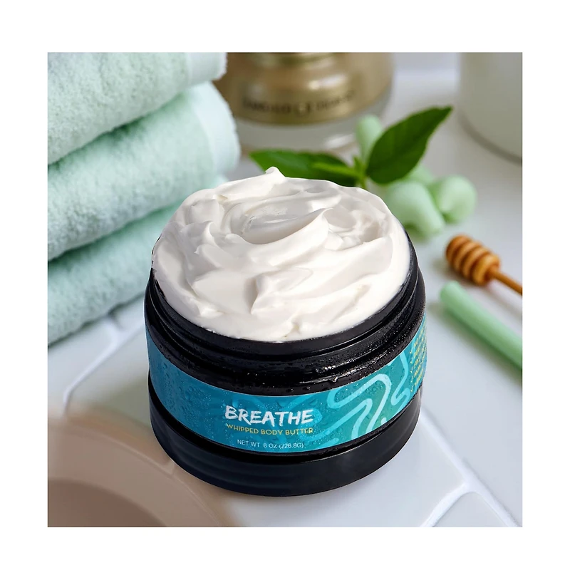 CoCo Xo Breathe Natural Whipped Body Butter 8 oz.