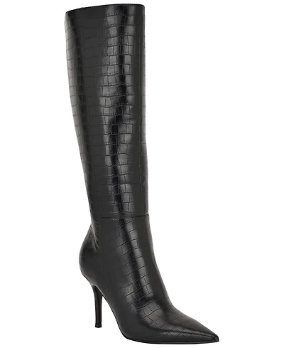 Guess Women's Wayla Knee High Pointed Toe Dress Boots