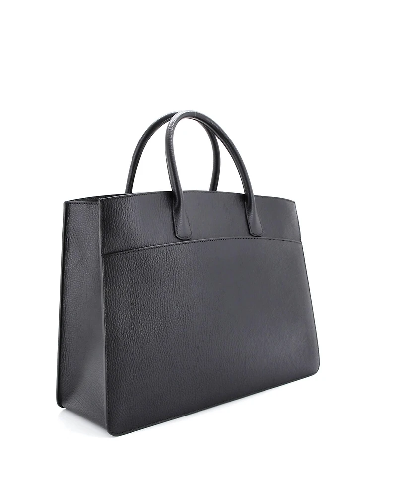 Pre-Owned Hermes 39 White Bus Bag Leather