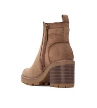 Women's Side Zipper Suede Booties Refresh Collection By Xti