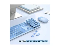 Wireless Keyboard And Mouse Combo - Usb & Type C 2-In-1 Receiver, Full Size Wireless Keyboard Mouse Combo, Compatible with Laptop, Desktop