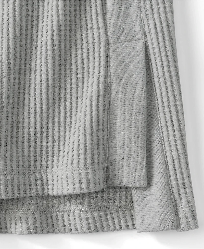 Lands' End Women's Petite Long Sleeve Waffle Cowl Neck Tunic