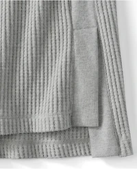 Lands' End Women's Petite Long Sleeve Waffle Cowl Neck Tunic