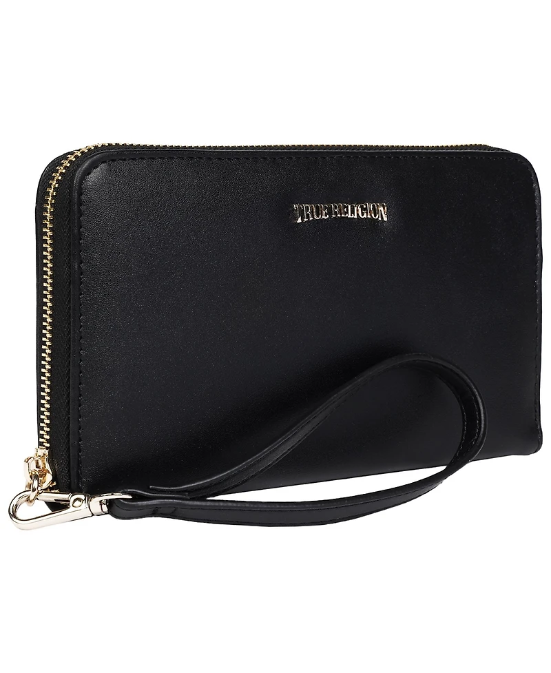 True Religion East/West Zip-Around Wallet