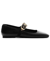 Arezzo Women's Elena Square Toe Ballet Shoes