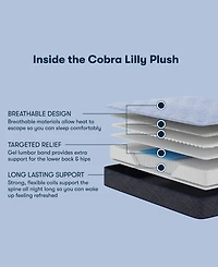 Serta Perfect Sleeper Cobra Lily 10.5" Plush Tight Top Mattress, Full