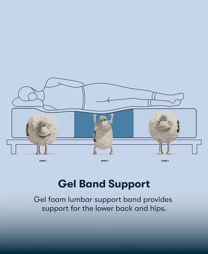 Serta Perfect Sleeper Lavender Falls 12" Medium Hybrid Tight Top Mattress Set, California King