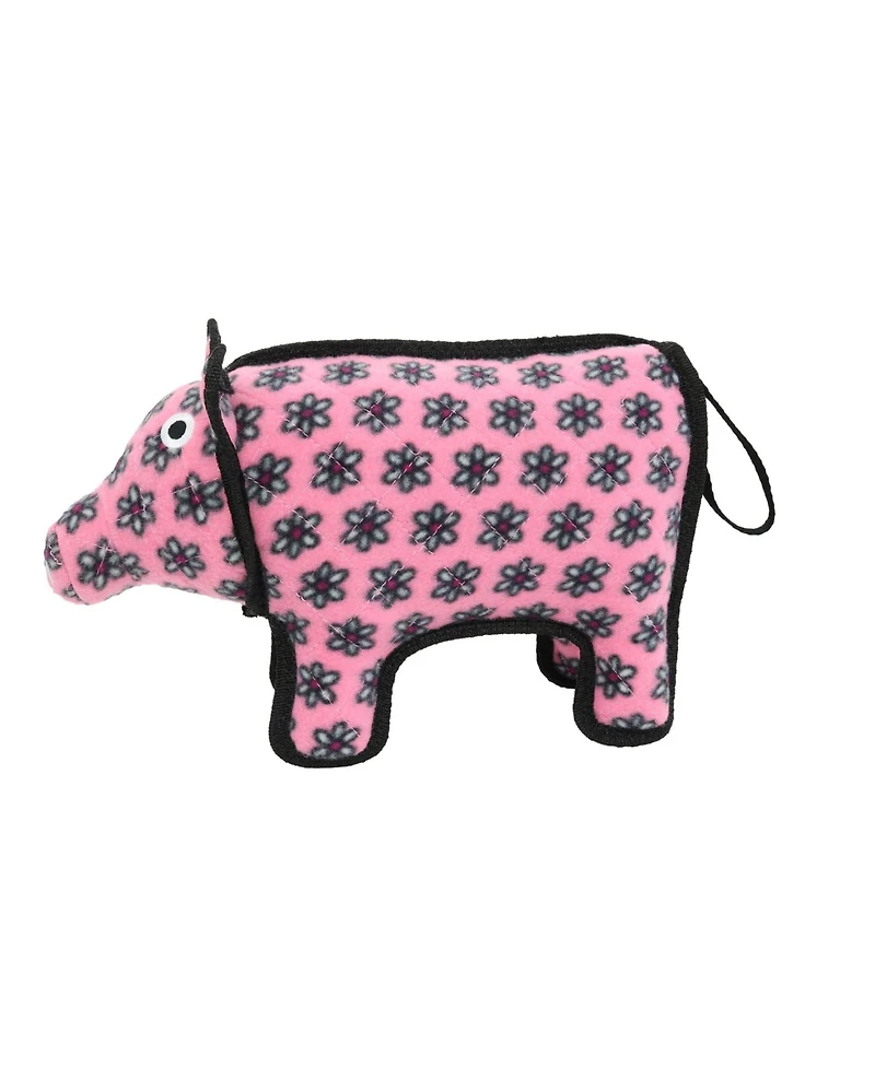 Tuffy Medium Barnyard Pig, Durable Plush Dog Toy