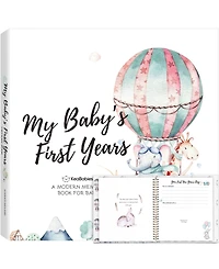 KeaBabies Craft Baby Memory Book, First 5 Years Books, 90 Pages Keepsake Milestone Journal for Girls, Boys
