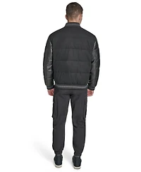 Champion Men's Wool Blend Quilted Puffer Jacket