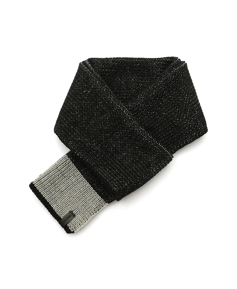 Calvin Klein Men's Color Blocked Fisherman Scarf