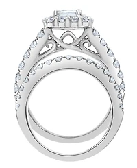 Macy's Certified Diamond Bridal Set Ring (2 ct. t.w.) in 14K White Gold