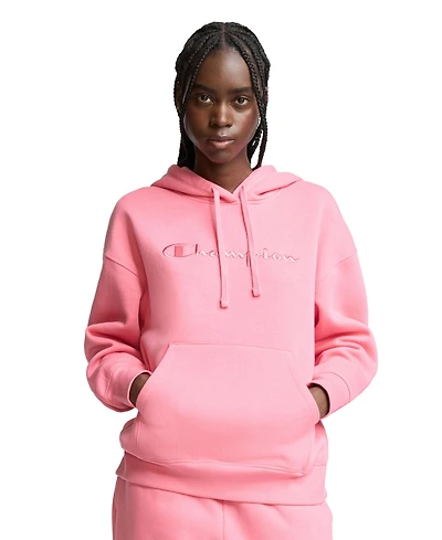 Champion Women's Tonal Script Freshman Powerblend Long Sleeve Hoodie