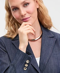 I.n.c. International Concepts Women's Hourglass Cotton Denim Blazer, Macy's Exclusive