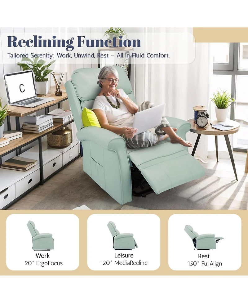 Aecojoy Electric Power Lift Recliner Chair for Elderly