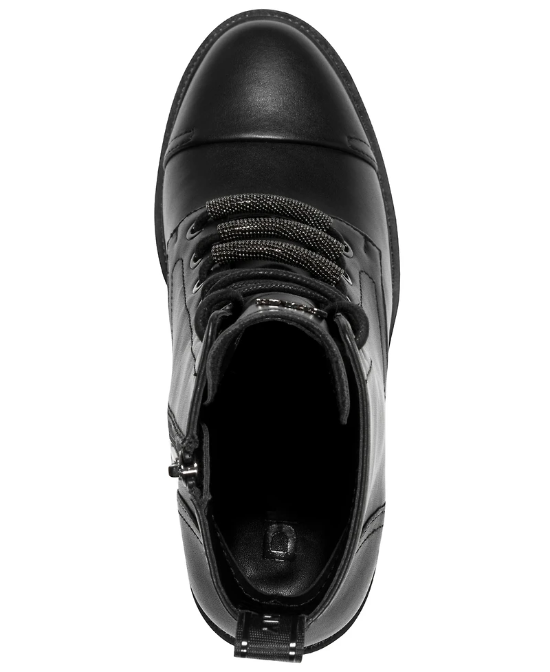 Dkny Women's Zippered Platform Heel Shoes
