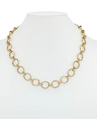 Patricia Nash Beaded Green and Antique Gold-Tone Modern Modular Necklace