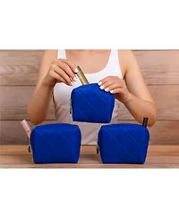 3PCS Quilted Quick Coin Wallet