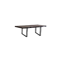 Porter Designs Manzanita Solid Sheesham Wood Coffee Table, Gray