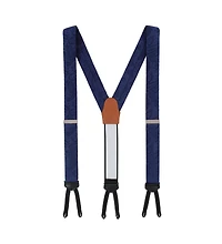 Trafalgar Men's Banbury Tone on Paisley Silk Formal Suspenders