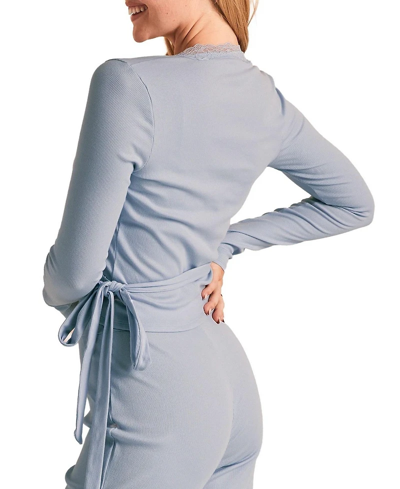 Adore Me Women's Rib Knit Ballet Wrap