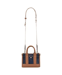 True Religion Denim Logo Strap Mini Tote