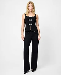 French Connection Azra Women's Sleeveless Bow Top