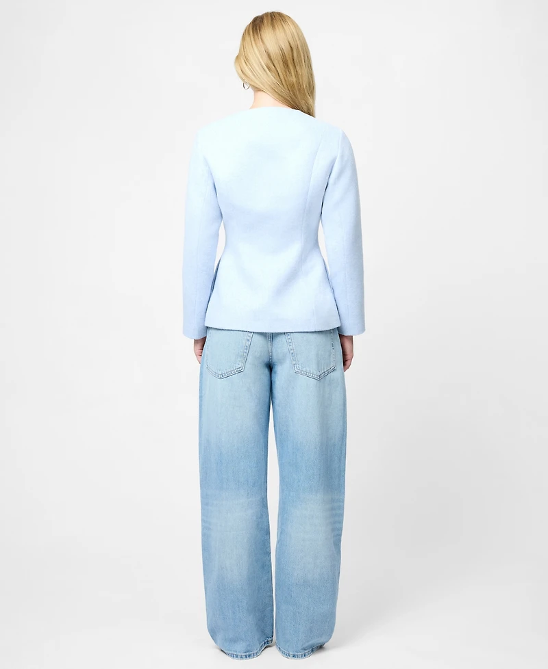 Fcuk Women's Textured Long Sleeves Jacket