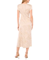 Vince Camuto Women's Crewneck Short Sleeves Dress