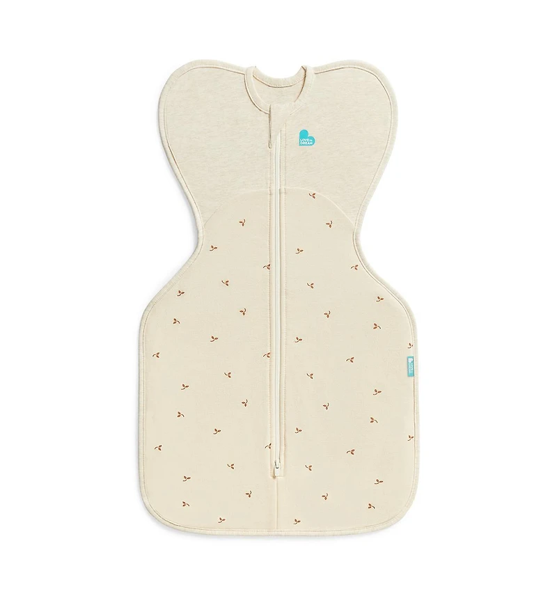 Love To Dream Baby Swaddle Up Sleep Sack - Fleece 1.5 Tog Olive Medium (13-19lbs)