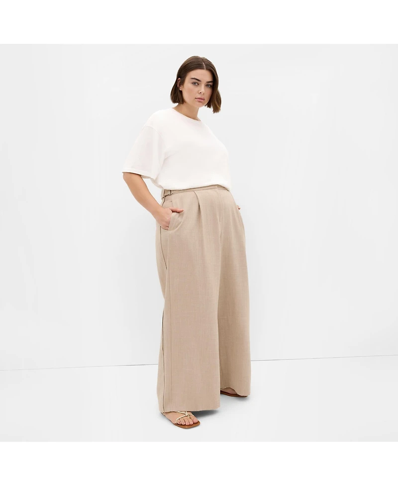 City Chic Women's Blakely Wide Leg Pant