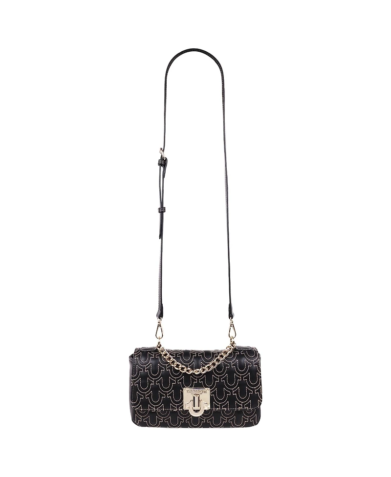 True Religion Horseshoe Quilted Flap Shoulder Bag