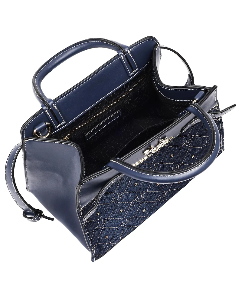 True Religion Studded Denim Tote