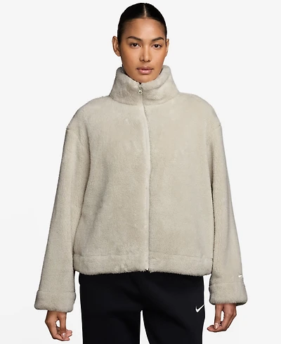 Nike Women's Essential Sherpa High-Pile Fleece Jacket
