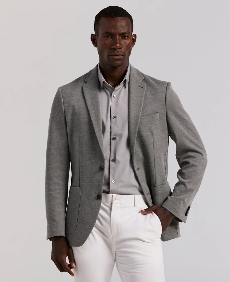 Perry Ellis Men's Single Breasted Textured Blazer Jacket