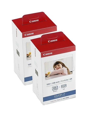 Canon 2 Pack Kp-108IN Color Ink And Paper Set